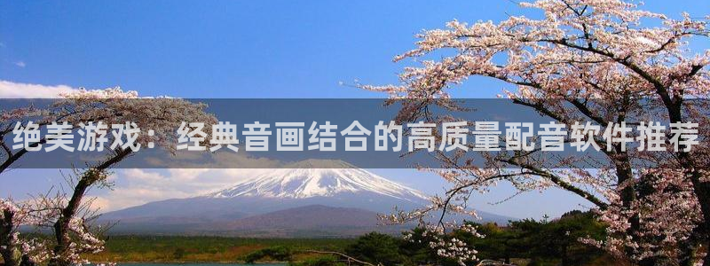 高德娱乐app下载：绝美游戏：经典音画结合的高质量配音软件推